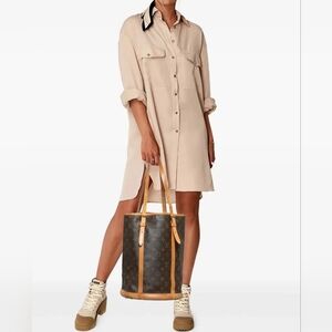 Louis Vuitton Monogram Canvas Bucket GM Tote Bag